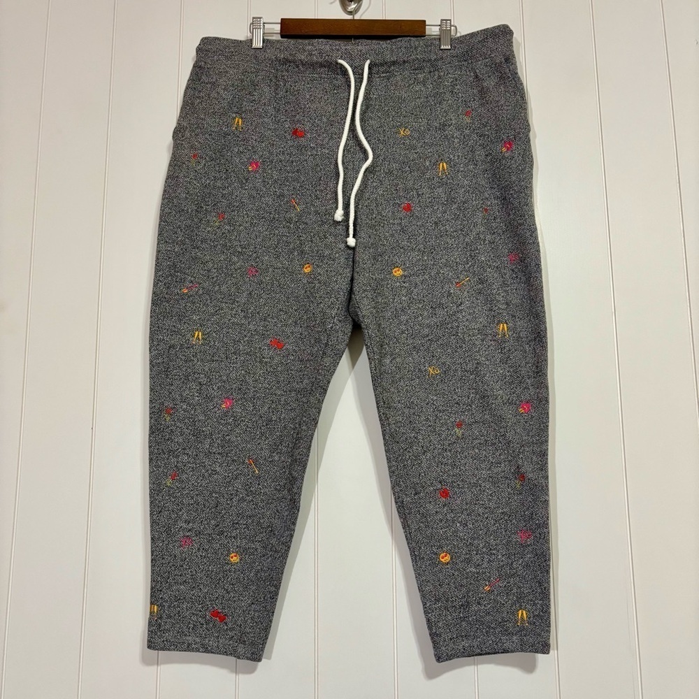 Lou & Grey for LOFT embroidered lounge pants size XXL
